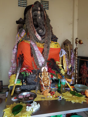 Geschmückter Ganesha (Gott mit dem Elefantenkopf)