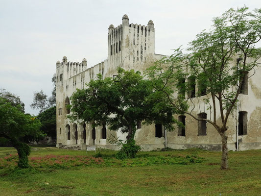 Bagamoyo. Alte Boma, Hauptsitz der kaiserlichen deutsch-ostafrikanischen Kolonialverwaltung