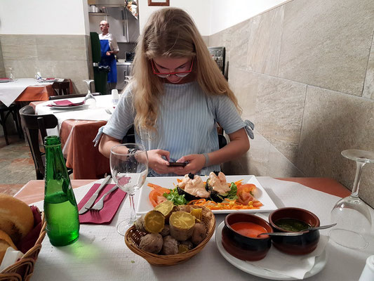 Im Fischrestaurant El Túnel in San Andrés