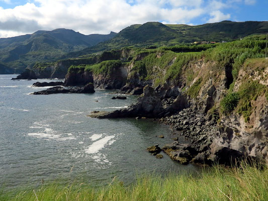 Küstenlandschaft bei Ponta Delgada