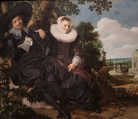 Frans Hals: Hochzeitsporträt eines jungen Paares (Isaac Abrahamsz Massa und Beatrix van der Laan), um 1622