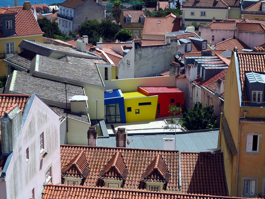 Castelo de São Jorge, Blick nach Süden