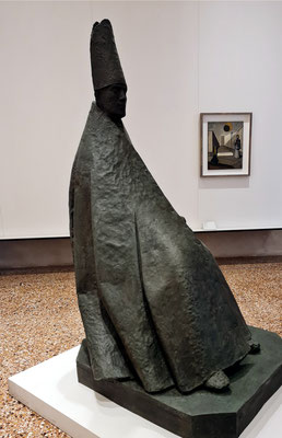 GIACOMO MANZÙ  Kardinal, Bronze, 1955