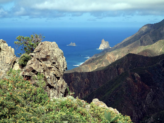 Blick von der TF-134 nach NO auf die Nordküste Teneriffas