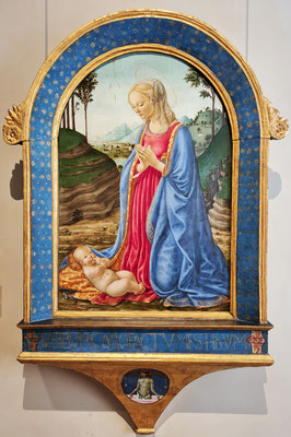 Francesco Botticini (Florenz 1446-1498): Madonna mit Kind