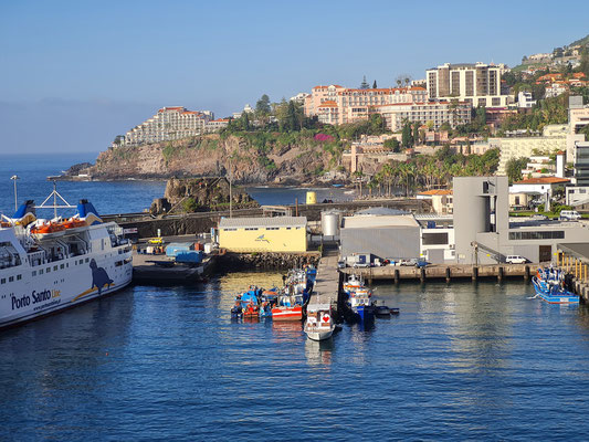 Hafenende von Funchal