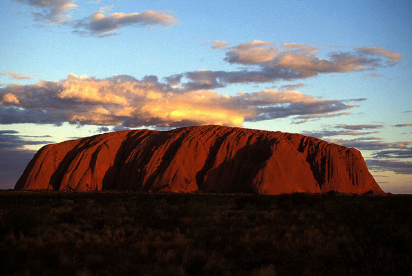 AUS Ayer's Rock, Sonnenuntergang