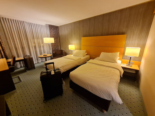Unser Zimmer im Hotel Maritim am Flughafen Düsseldorf