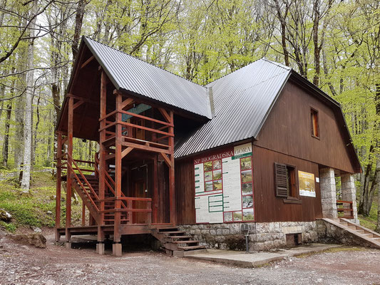 Informationen im Nationalpark Biogradska Gora