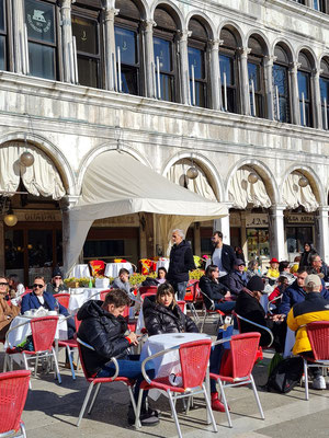 Café Quadri am Markusplatz