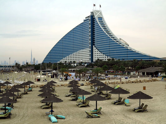 Blick zum Jumeirah Beach Hotel