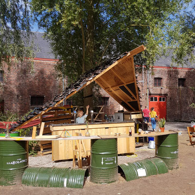 House of Time ist ein Langzeitprojekt, das von dem deutschen Architekturbüro raumlabor ins Leben gerufen wurde. (Foto: Kerstin Rother-Schäfer)  