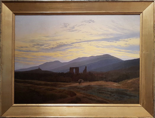 Caspar David Friedrich (1774-1840): Ruine Eldena im Riesengebirge, um 1830/34, Öl auf Leinwand 