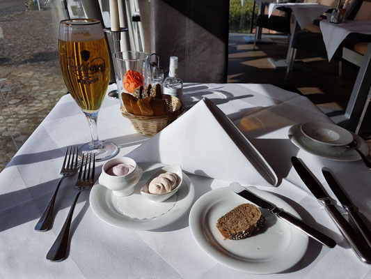 Zum Abendessen im Speicher Hotel Barth