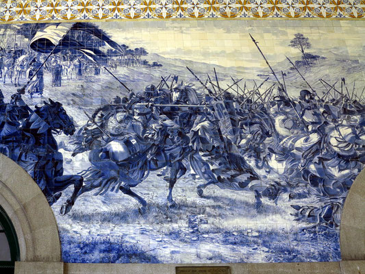 Azulejos im Estação de São Bento