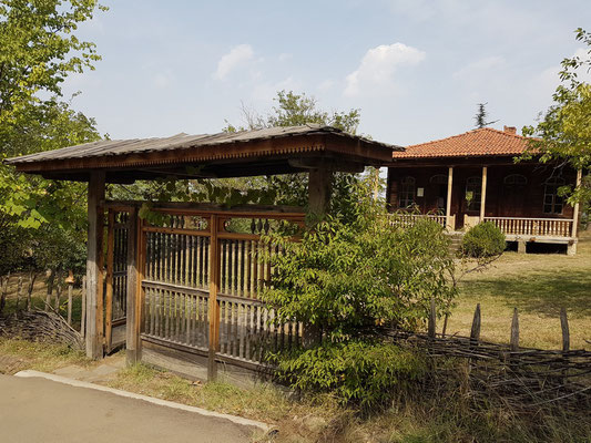 Eingang zu einem westgeorgischen Bauernhaus