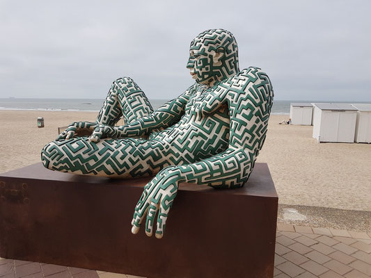 Promenade von Knokke-Heist, Skulptur von Rabarama