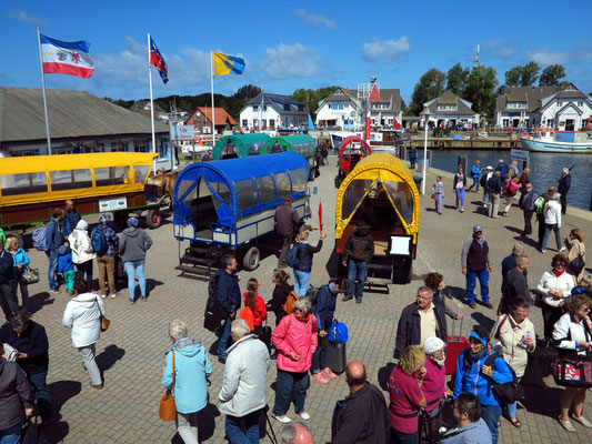 Ankunft in Vitte auf Hiddensee