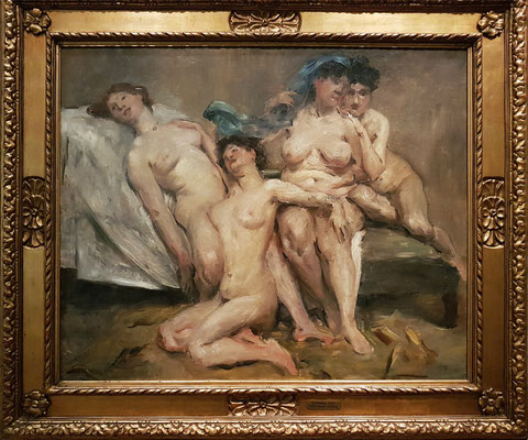 Lovis Corinth (1858-1925): Frauengruppe (Freundinnen, große Fassung), 1904, Öl auf Leinwand