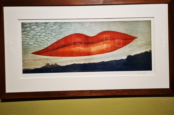 Man Ray: A l'heure de l'observatoire: Les amoureux (Observatory Time - The Lovers), 1970