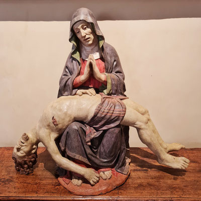 Skulptur des 16. Jh.: Pietà, Terracotta policroma