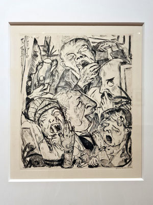 MAX BECKMANN  Gesichter, 1919, Portfolio von 19 Trockendrucken, Geschenk Paul Prast 2020