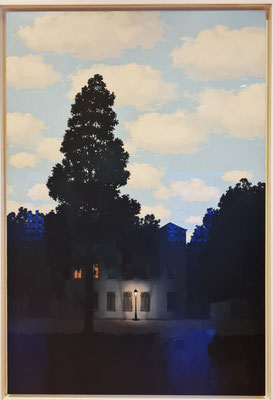 René Magritte: Empire of Light, Oil on canvas, 1953-54