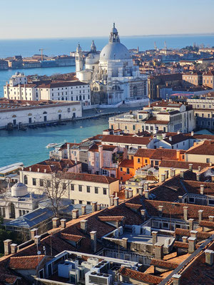 Blick vom Campanile in Richtung Südwesten (Basilica di Santa Maria della Salute)