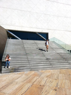 Casa da Música, Treppenaufgang zum Eingang