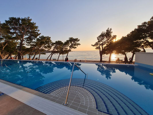 Makarska, Hotel Valamar Meteor mit Infinity Swimming Pool