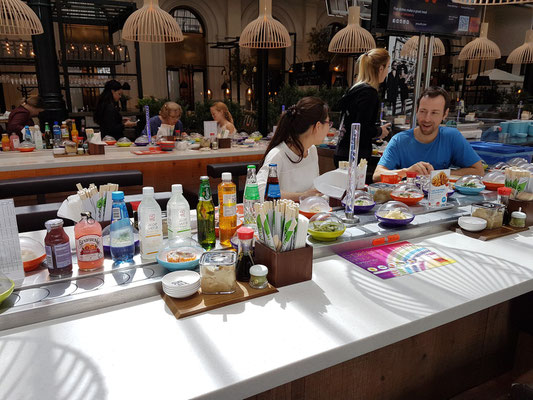 Gastronomie in den Østbanehallen