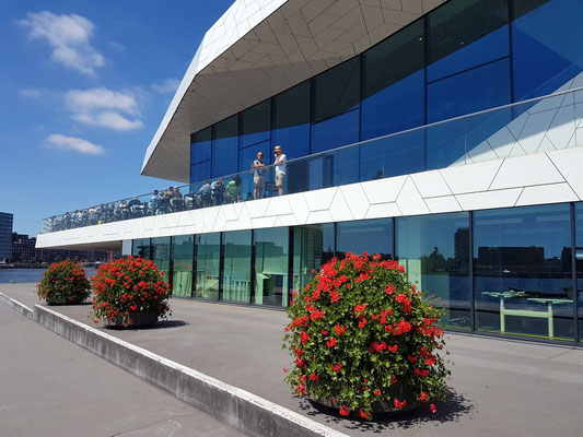 EYE Filmmuseum, Architekturdetail