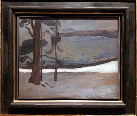 Edvard Munch (1863-1944, NO): Winter at North Beach, 1900-01 (Canica Kunstsamling, Oslo)