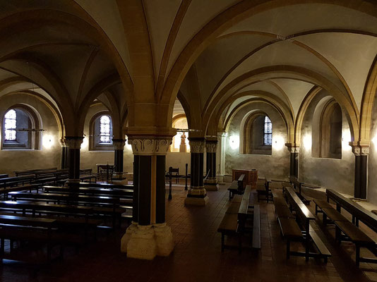 Trier. Ostkrypta der Domkirche unter dem Chor, spätromanisch