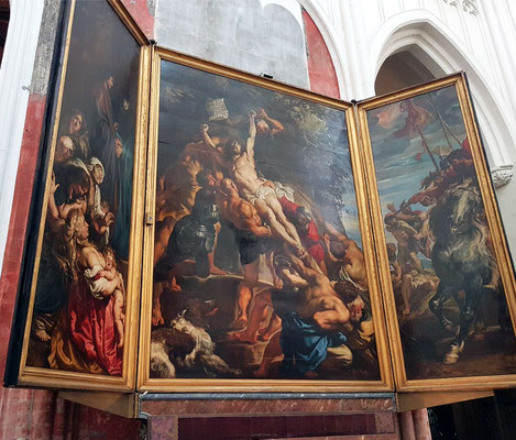 Rubens, Kreuzaufrichtung, 1610–1611, 462 × 640 cm, Öl auf Leinwand