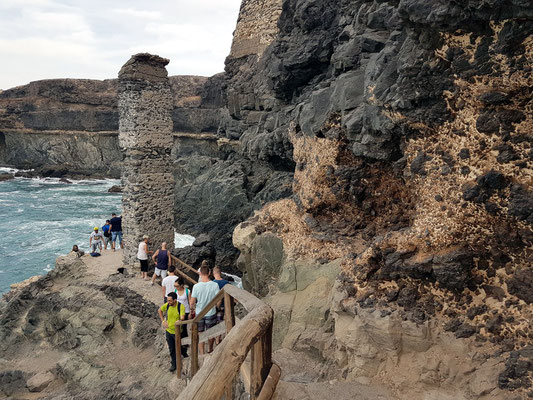 Ajuy, Schiffsrampe El Rampa des damaligen Hafens Puerto de la Peña