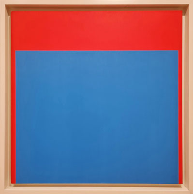 Ellsworth Kelly: Blue-Red, Oil on canvas, 1964