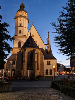 Thomaskirche am Abend