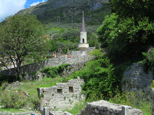 Blick von der Festung zur Moschee