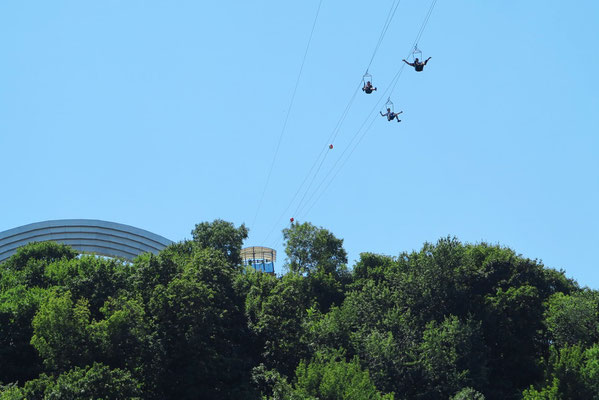 Luftseilbahn über den Dnepr