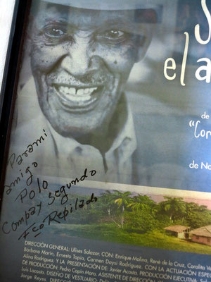 Widmung von Compay Segundo für Polo Montañez