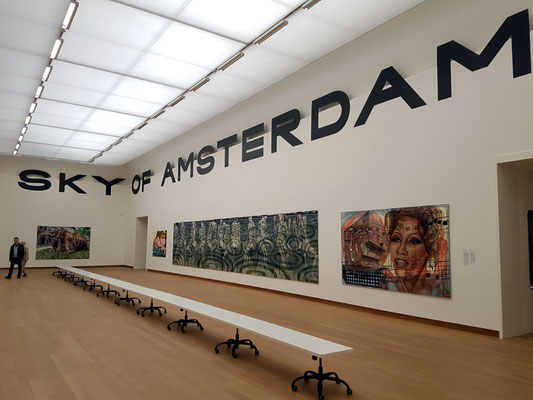 Stedelijk Museum, Sonderausstellung Jana Euler, 20.5. - 15.10.2017, Saal SKY OF AMSTERDAM