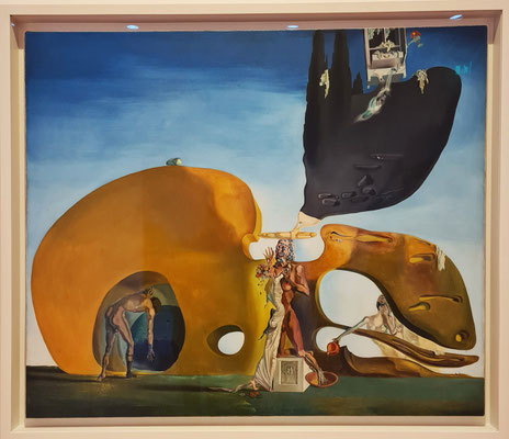 Salvador Dalí: Birth of Liquid Desires, Oil and Collage on canvas, 1931-32