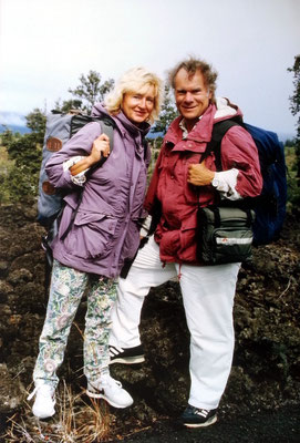 Almut und Frank auf Weltreise, 1991 auf Hawaii 