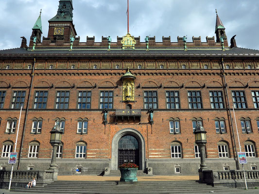 Rathaus von Kopenhagen, erbaut zwischen 1892 und 1905