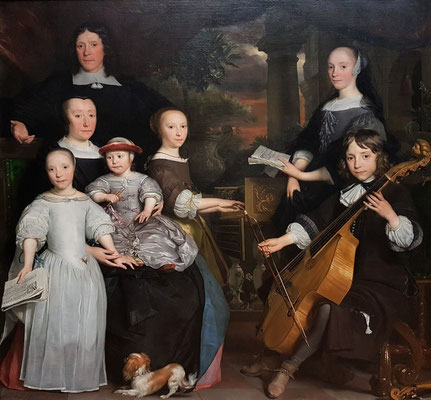 Abraham van den Tempeln: David Leeuw mit seiner Familie, 1671