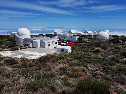 Blick vom Observatorio del Teide zur Insel Gran Canaria