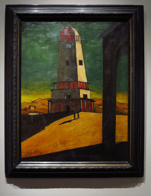 Giorgio de Chirico (1888 - 1978): "Der große Turm", 1921