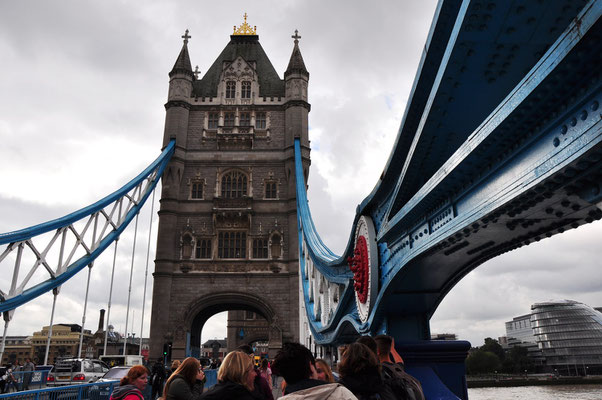 Auf der Tower Bridge