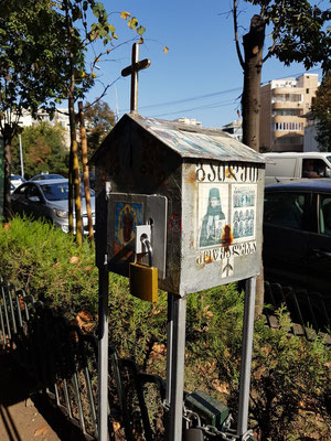 Erste Begegnung mit der Orthodoxen Kirche, die in Georgien eine wichtige Rolle spielt